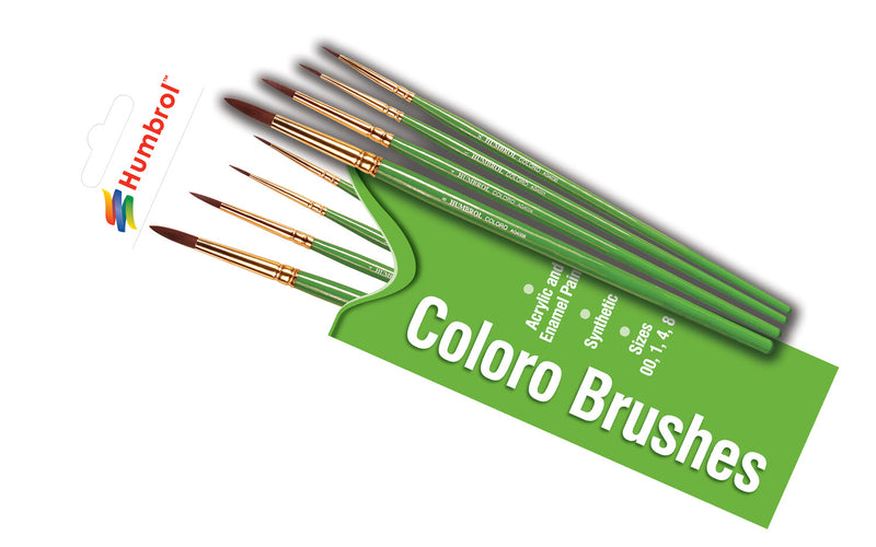 Humbrol Coloro Brush Pack - AXG4050