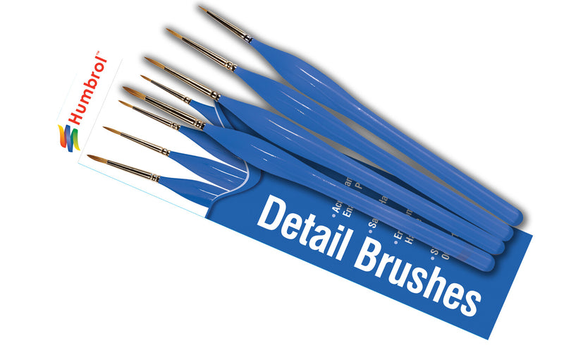 Humbrol Detail Brush Pack - AXG4304