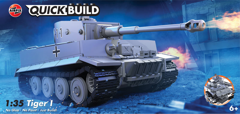 Airfix Quickbuild Tiger 1 Tank- AXJ6041
