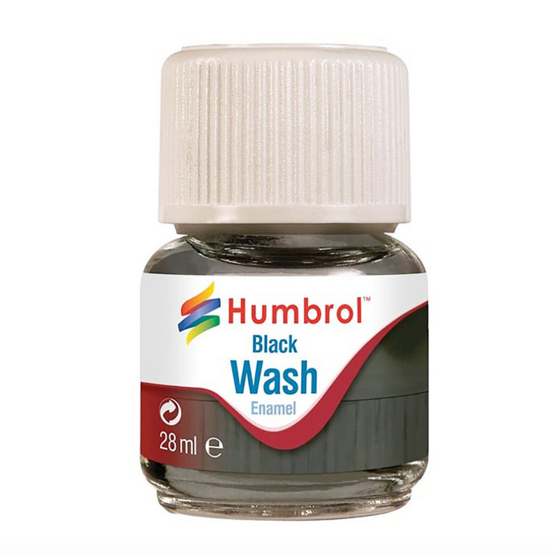 Humbrol Enamel Wash Black 28ml - AXV0201