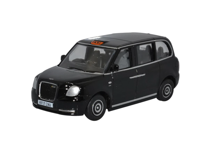 Oxford Diecast OO TX5 LEVC Electric Taxi Black - 76TX5001