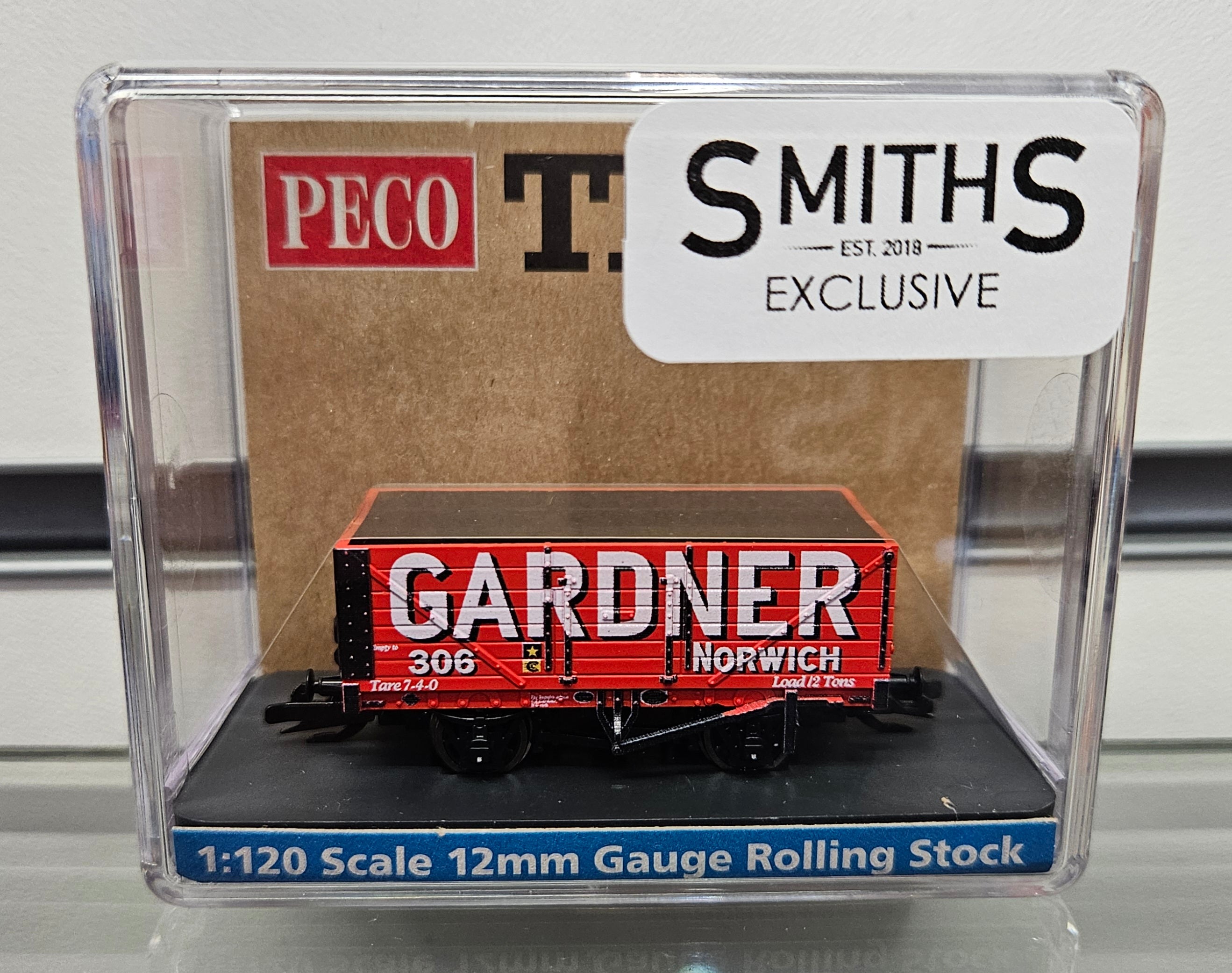 Smiths TT:120 7 Plank Open Wagon Gardner Norwich No.306
