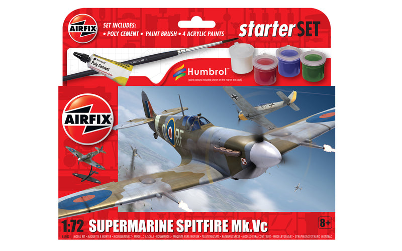 Airfix Supermarine Spitfire MkVc Beginners Set - AX55001
