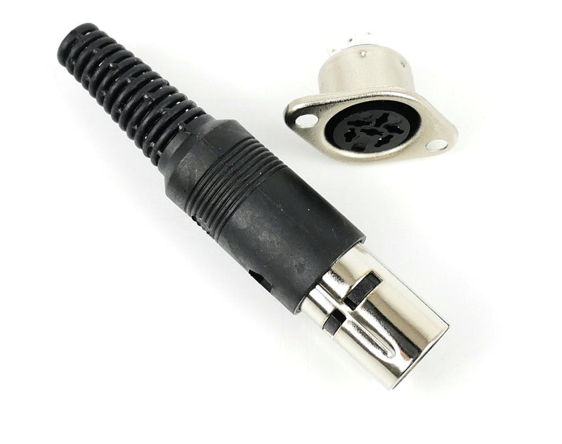 Gaugemaster 6 Pin DIN Socket & Plug