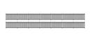 Ratio N 245 GWR Spear Fencing Straights