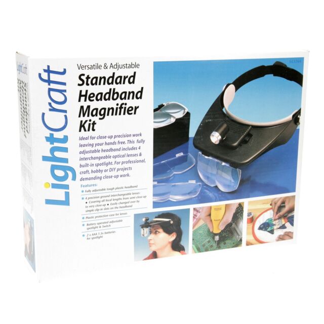 Lightcraft Versatile Headband Magnifier With 4 Lenses - LC1764