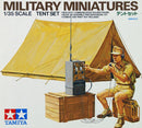 Tamiya 1/35 Tent Set with German Soldier - 35074