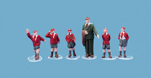 Model Scene OO 5121 Schoolboys & Master