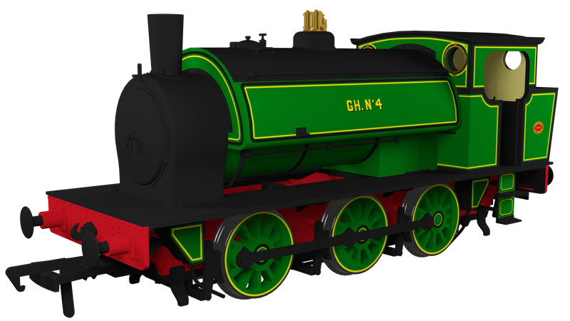 Rapido OO 16" Hunslet Glasshoughton No.4 DCC Sound - 903515
