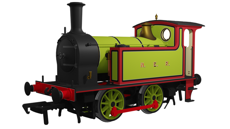 Rapido OO NER H Class No.24 NER Saxony Green Livery 1888 - 932001