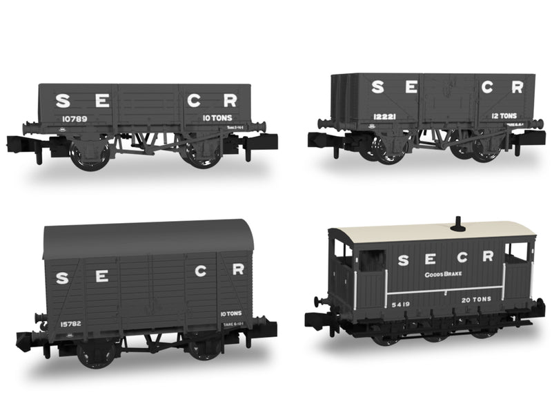 Rapido N SECR Wagons Pack 1 SECR Livery Freight Train - 942001