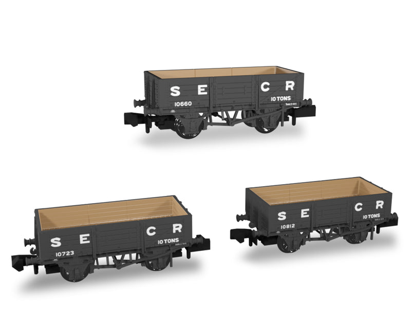 Rapido N SECR Wagons Pack 2 SECR Livery 5 Planks Dia.1349 - 942002