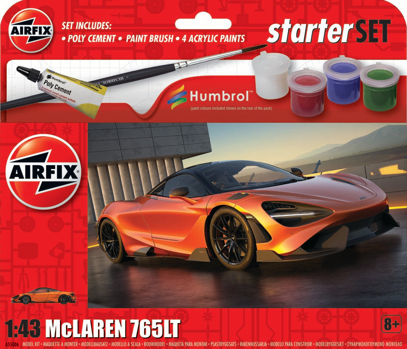 Airfix McLaren 765 Starter Set - AX55006