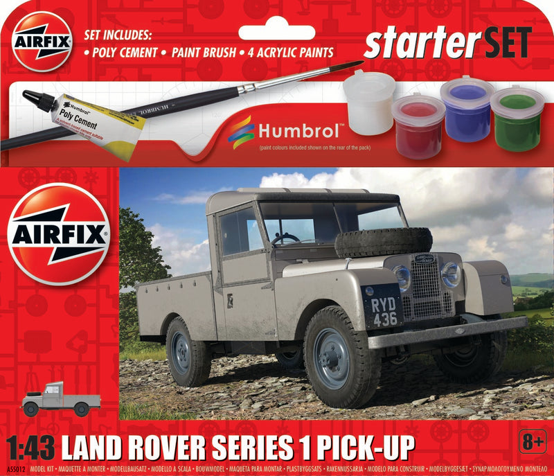 Airfix Land Rover Series 1 Starter Set - AX55012