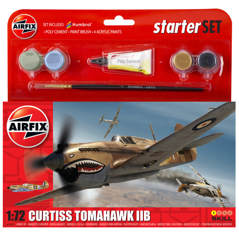 Airfix US Curtiss Tomahawk IIB Gift Set - AX55101A
