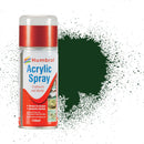 Humbrol No 3 Brunswick Green Modellers Acrylic Spray 150ml - AXD6003