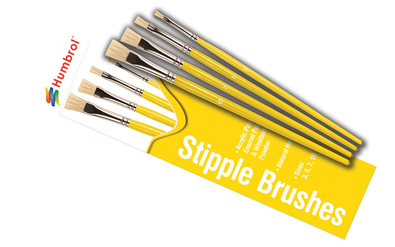 Humbrol Stipple Brush Pack - AXG4306