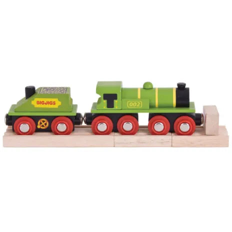 Big Green Engine & Coal Tender - BJT419