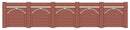 Peco TT:120 LK12168 Brick Retaining Wall