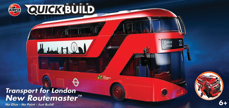Airfix Quickbuild New Routemaster Bus - AXJ6050