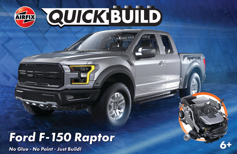 Airfix Quickbuild Ford F-150 Raptor Grey - AXJ6053