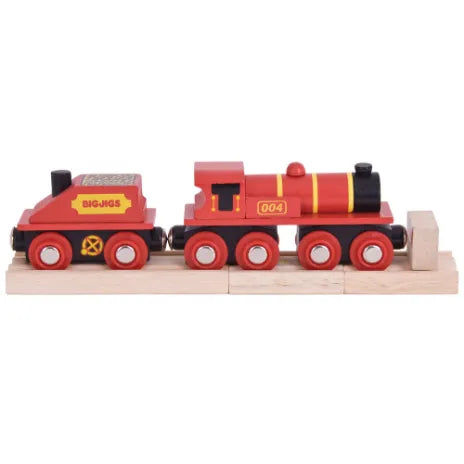 Big Red Engine & Coal Tender - BJT418