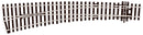Peco OO SL-E187 Code 75 Curved Turnout Left Hand