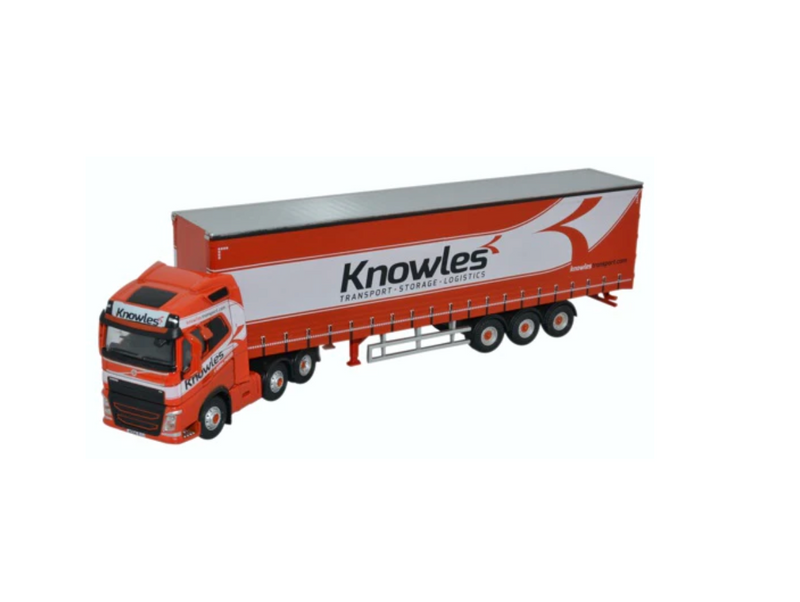 Oxford Diecast OO Volvo FH4 Curtainside Knowles - 76VOL4003