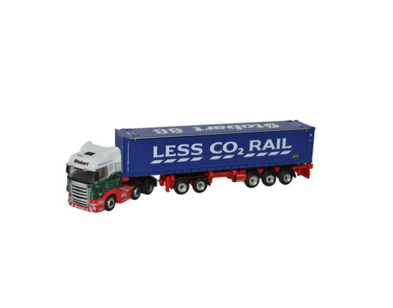 Oxford Diecast N Scania Combitrailer Container Eddie Stobart - NSHL01CT
