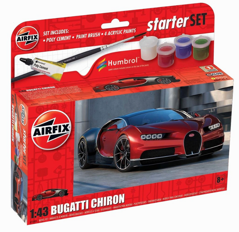 Airfix Bugatti Chiron Starter Set - AX55005