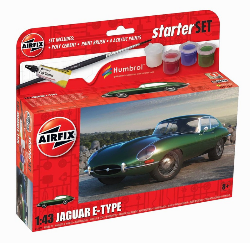 Airfix Jaguar E-Type Starter Set - AX55009