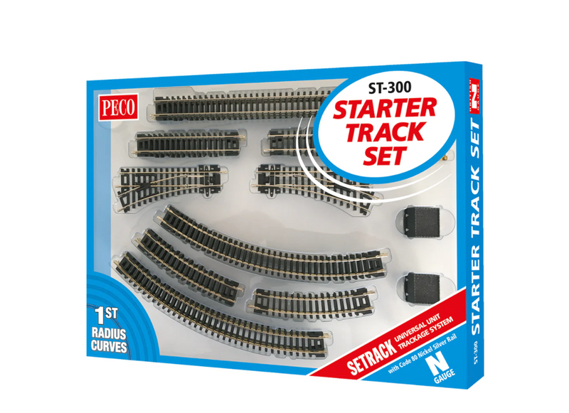 Peco N ST-300 1st Radius Starter Setrack Set