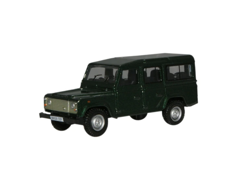 Oxford Diecast OO Green Land Rover Defender - 76DEF001