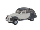 Oxford Diecast N Citroen 2CV Charleston Two Tone Grey - NCT006