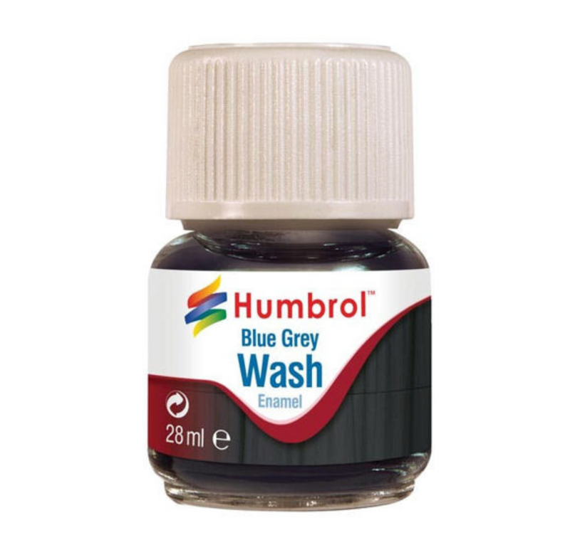 Humbrol Enamel Wash Blue Grey 28ml - AXV0206