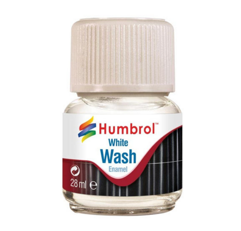 Humbrol Enamel Wash White 28ml - AXV0202