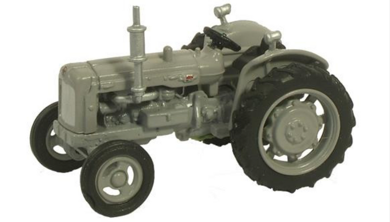 Oxford Diecast OO Fordson Tractor Matt Grey - 76TRAC004