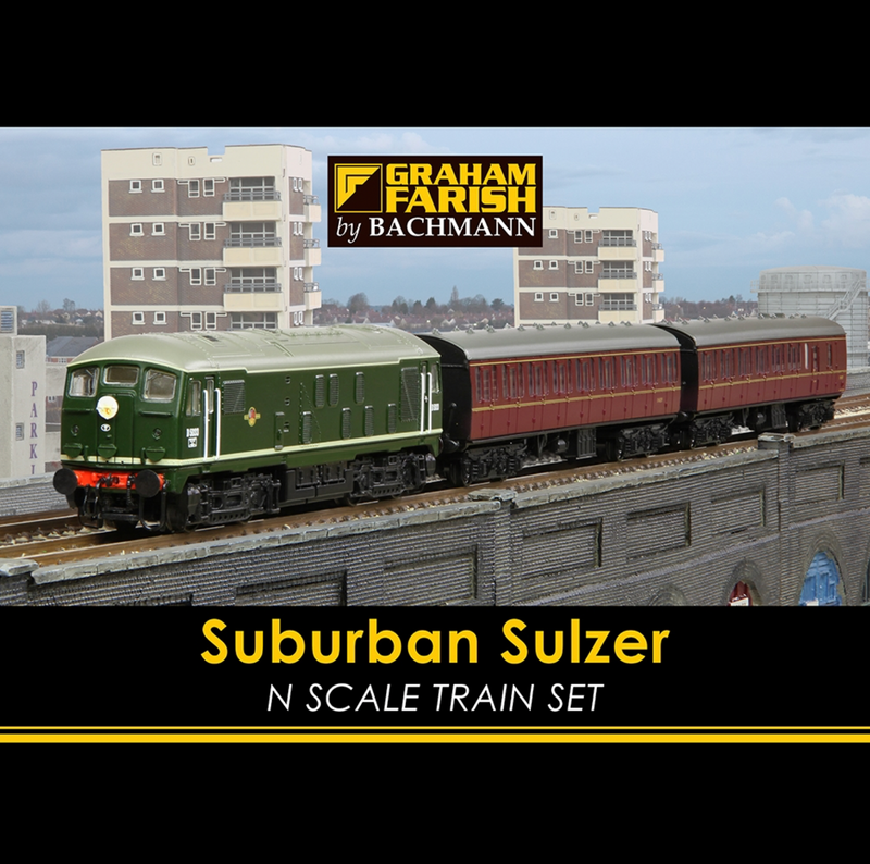 Graham Farish N Suburban Sulzer Train Set - 370-062