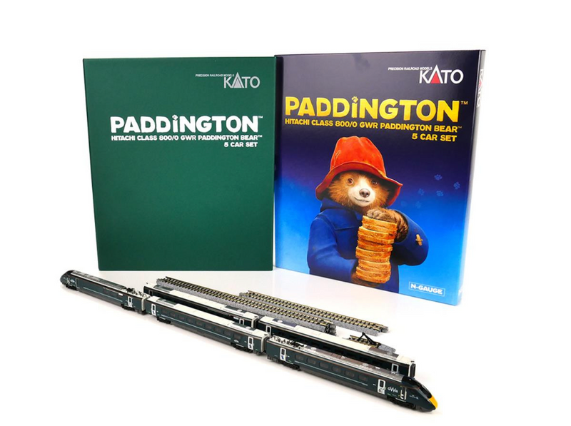 Kato K10-1673S Class 800 GWR 5 Car Set Paddington Bear DCC Sound