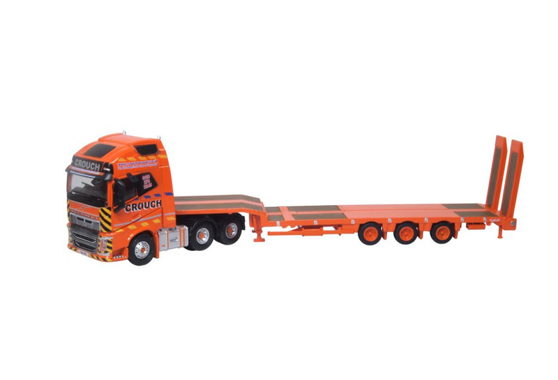 Oxford Diecast OO Volvo FH4 GXL Semi Low Loader Crouch Recovery - 76VOL4013