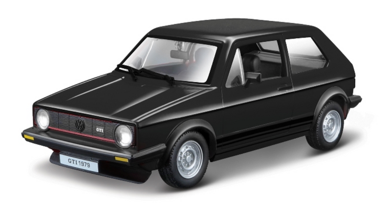 Bburago 1/24 VW Golf 1979 Mk1 Black - BBU21089