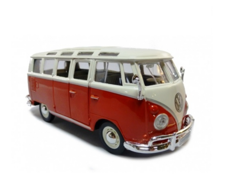 Maisto 1/24 VW Samba Bus Red & Cream - M31956