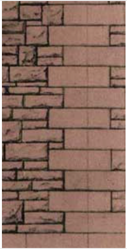 Superquick Red Rubble Walling Building Papers - SQD13