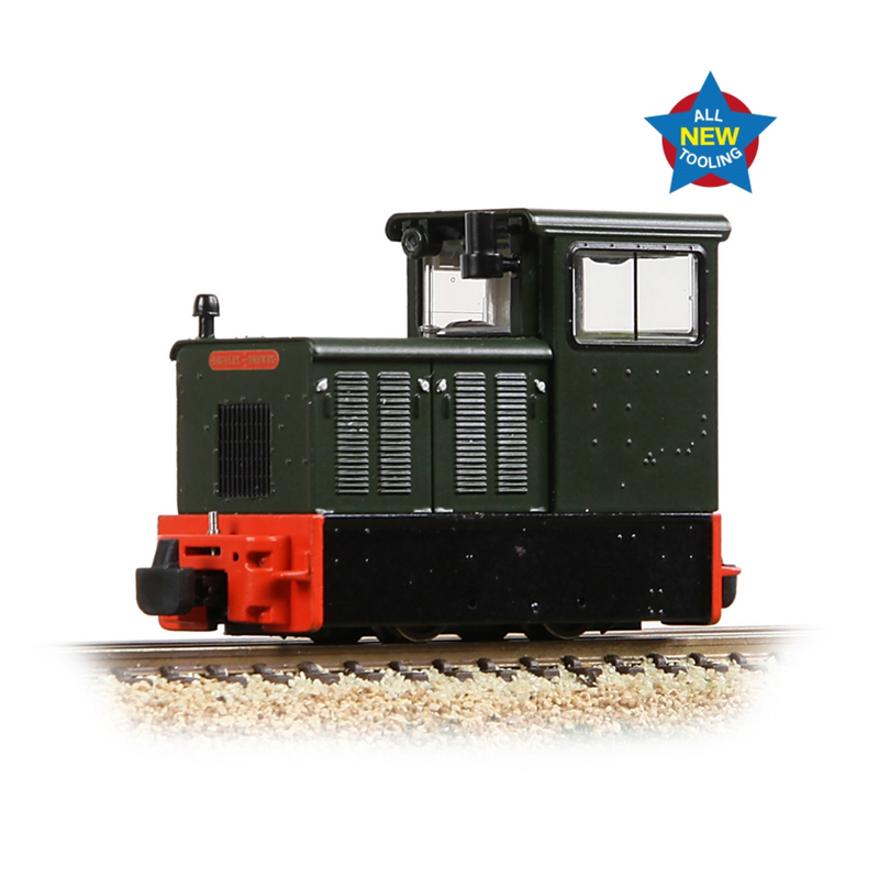 Bachmann OO9 Baguley-Drewry 70hp Diesel Green - 392-026