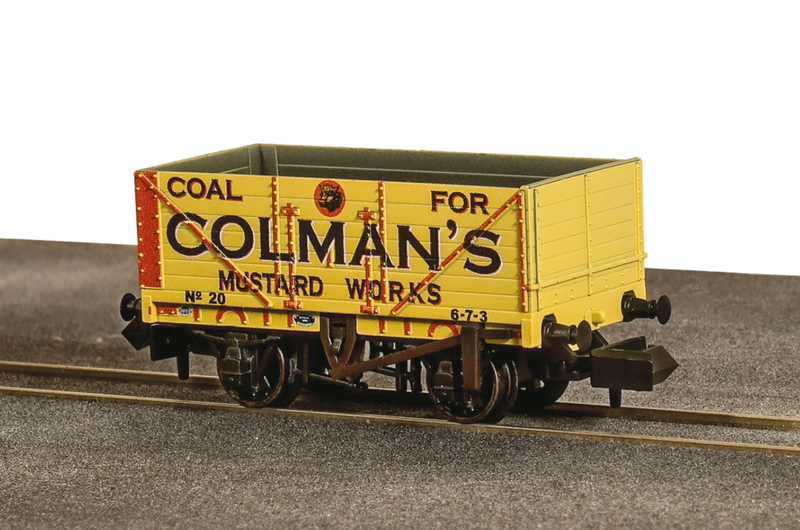 Peco N NR-7006P 9ft 7 Plank Open Wagon Colmans Mustard