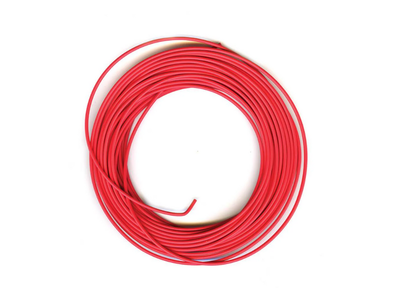 Peco PL-38R Electrical Wire Red 3 amp 16 strand