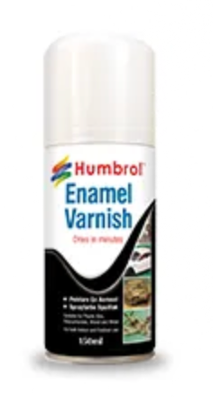 Humbrol No 35 Varnish Gloss Enamel Modellers Spray 150ml - AXD6997