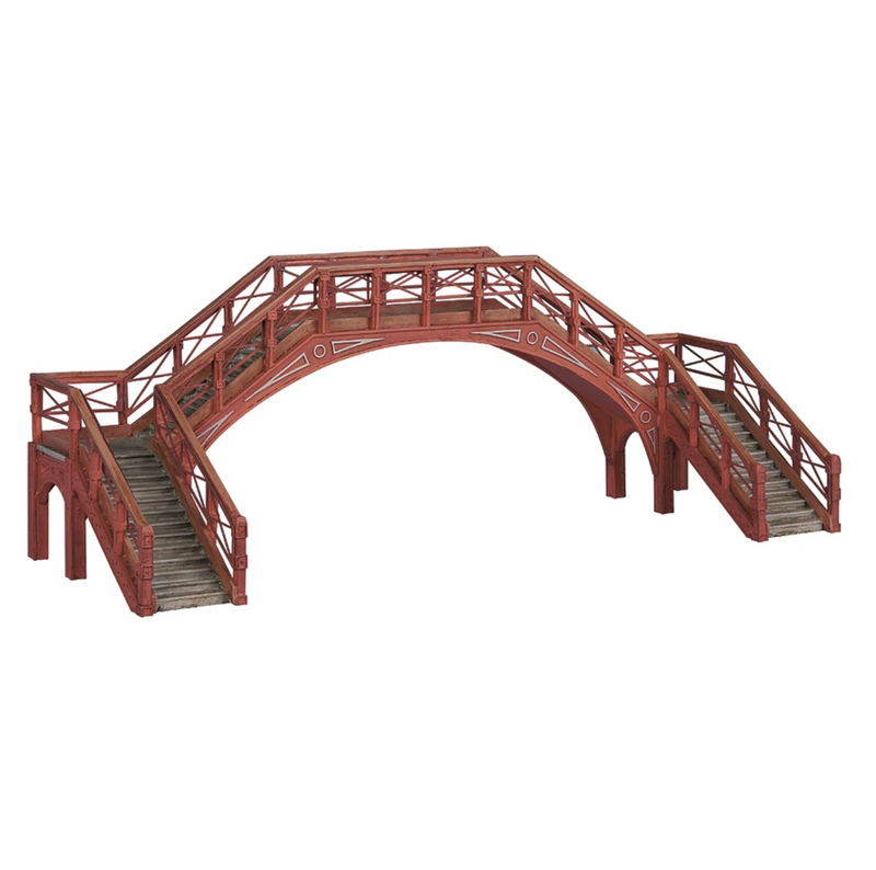 Bachmann OO NER Footbridge Red - 44-0186