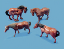 Model Scene OO 5105 Horses & Ponies