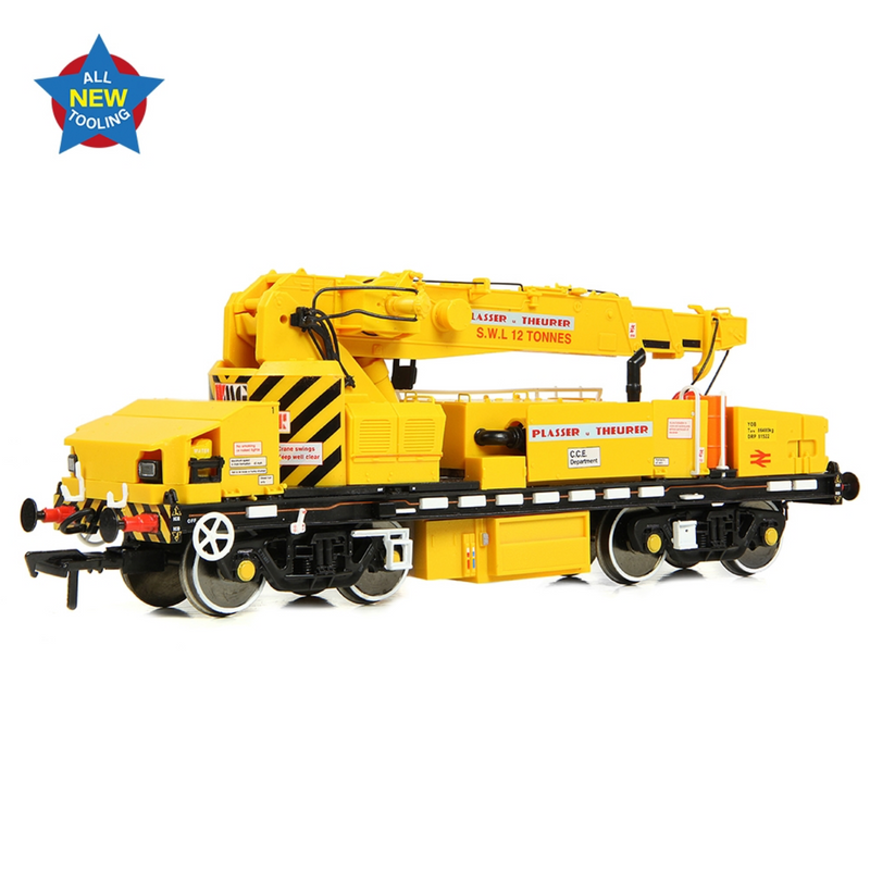 EFE OO Plasser 12T YOB Diesel-Hydraulic Crane DRP81522 BR Departmental Yellow - E87047